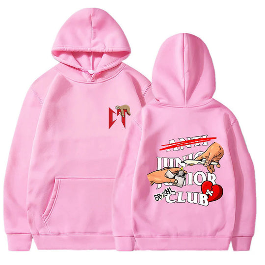 Damen Kapuzenpullover mit originellem Grafikdesign und bequemer Passform EB