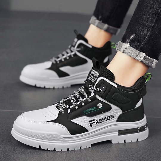 Damen Sportliche Schnürstiefel mit atmungsaktiver Mesh-Oberfläche und rutschfester Sohle EB