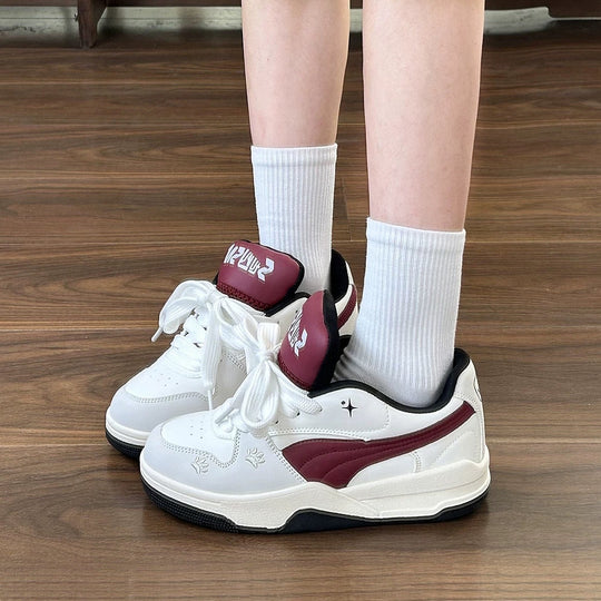 Damen Sportliche Sneaker mit hochwertigem Obermaterial und gepolsterter Innensohle EB
