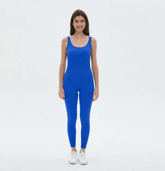 Damen figurbetontes Jumpsuit mit Spaghettiträgern EB