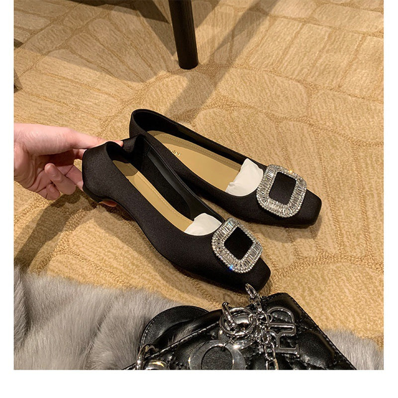 Damen Ballerinas mit eleganter Schnalle EB