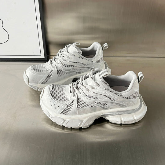 Damen Sportliche Chunky Sneakers mit atmungsaktivem Mesh und innovativem Dämpfungssystem EB