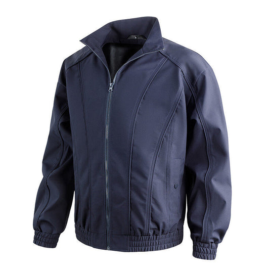 Herren Freizeitjacke mit hochschließendem Kragen und elastischem Bund EB