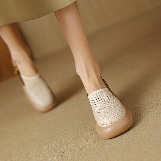 Damen Atmungsaktive Clogs mit modischem Perforationsdesign EB