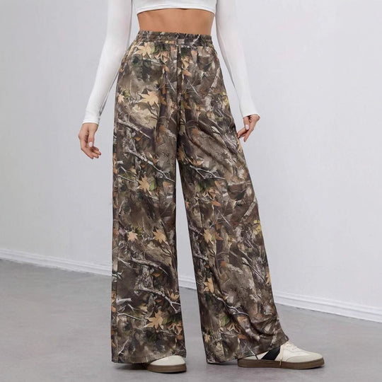 Damen weite Camouflage-Hose EB