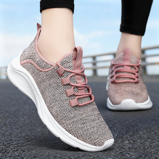Damen Sportliche Strick-Sneaker mit elastischem Anpassungsprofil EB