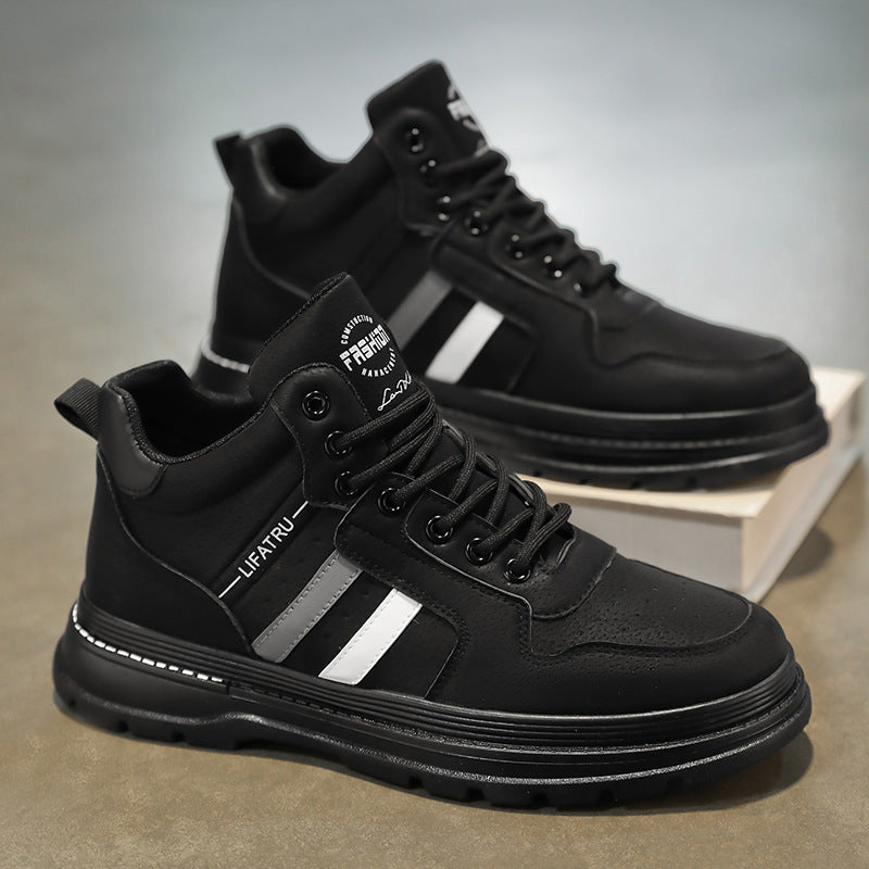 Damen Sportliche High-Top Sneakers mit rutschfester Sohle und atmungsaktivem Obermaterial EB