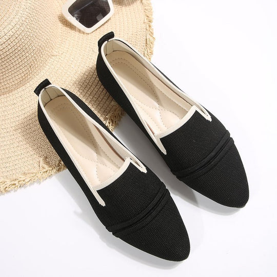 Damen elegante und bequeme Slip-On Ballerinas EB