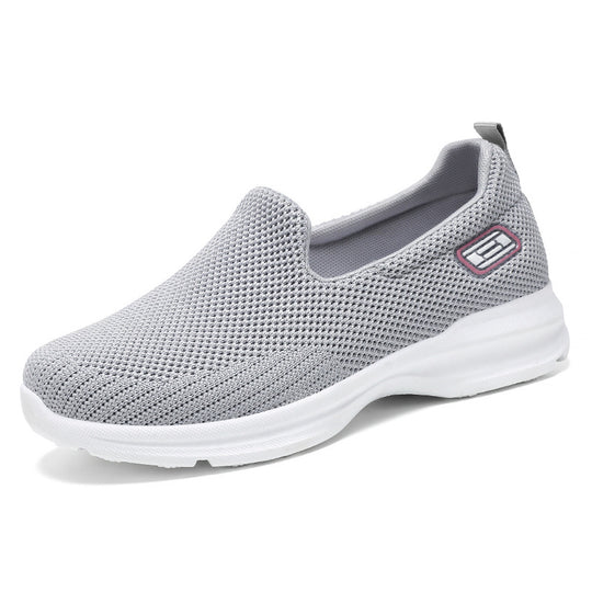 Damen Atmungsaktive Slip-On Sneakers mit flexiblem Netzdesign EB