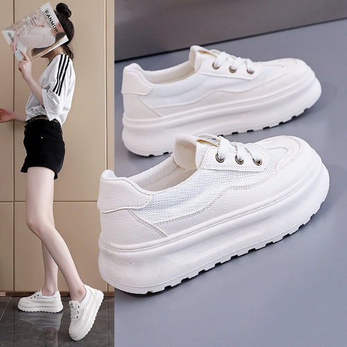 Damen Chunky Sneaker mit hohem Komfort und atmungsaktivem Obermaterial EB
