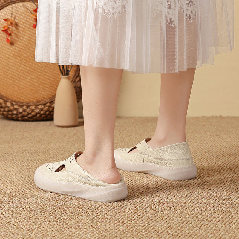 Damen Atmungsaktive Clogs mit modischem Lochdesign EB