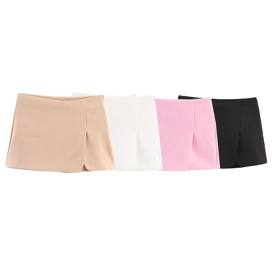 Damen Minirock mit exklusivem Schnitt und eleganter Drapierung EB