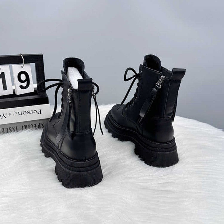 Damen Stiefel im robusten Design mit komfortabler Profilsohle und innovativer Schnürtechnik EB