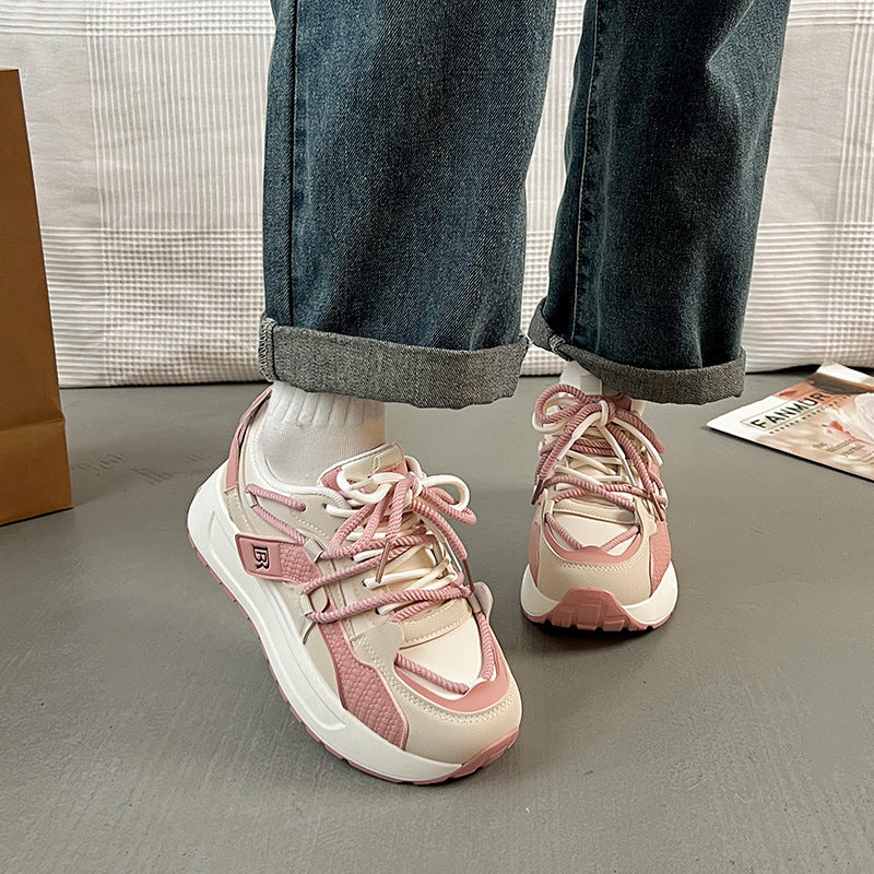 Damen Sportliche Sneakers mit atmungsaktiver Mesh-Oberfläche und dämpfendem Komfort EB