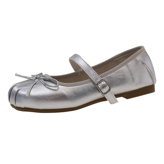 Damen Ballerinas mit schickem Riemchen und glamourösen Details EB