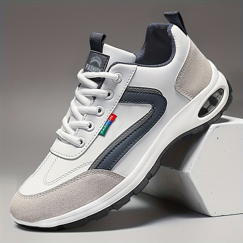 Damen Sportliche Sneakers mit stoßdämpfender Sohle und elastischen Schnürsenkeln EB