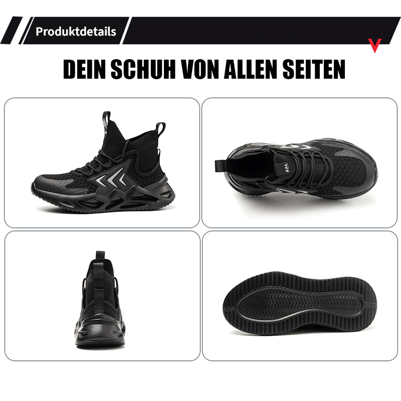 atmungsaktive fliegende gewebte Anti-Smashing-Sicherheitsschuhe EB