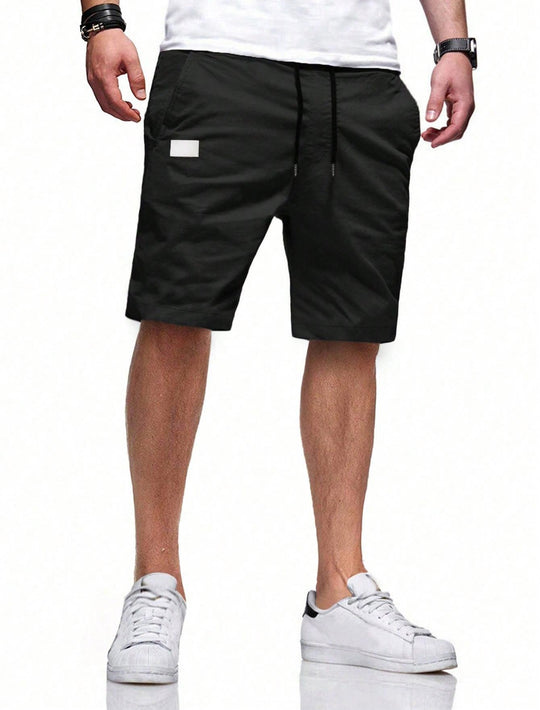 Herren bequeme Sport Shorts mit praktischen Taschen und elastischem Bund EB