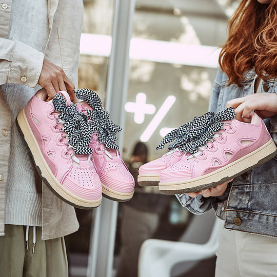 Damen Atmungsaktive Freizeitsneaker mit elastischem Schnürsystem EB