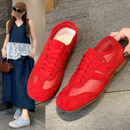 Damen Atmungsaktive Sneakers mit flexiblem Design und komfortabler Dämpfung EB