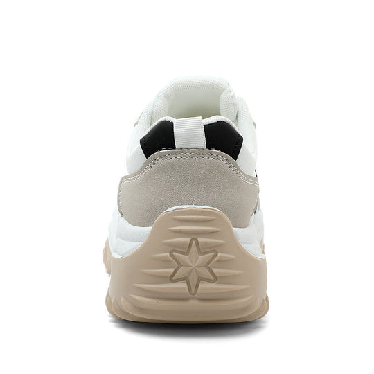 Damen Sportliche Sneaker mit atmungsaktiver Oberflächenstruktur und rutschfester Laufsohle EB
