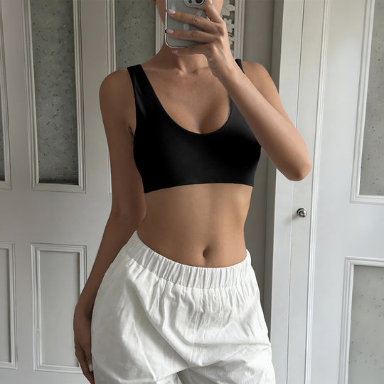 Damen Sport-Bustier mit bequemen breiten Trägern und elastischem Schnitt EB