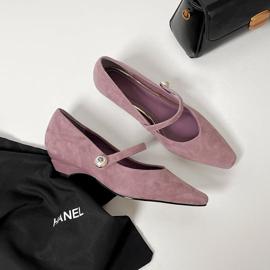 Damen elegante Ballerinas mit einem stilvollen Riemen von EB