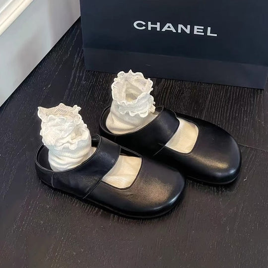 Damen Mokassins mit verstellbarem Riemen und weichem Innenfutter EB