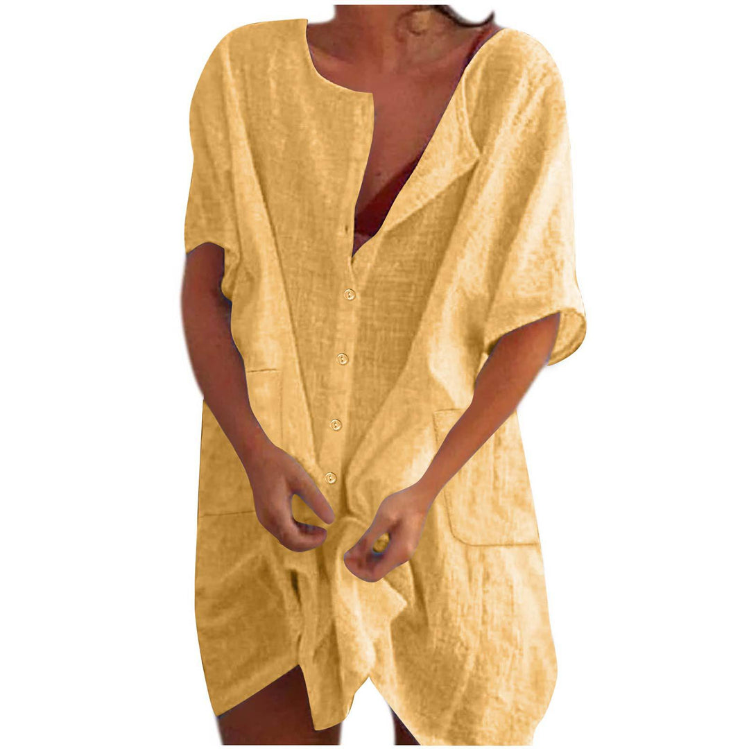 Damen lässiges Strandkleid EB