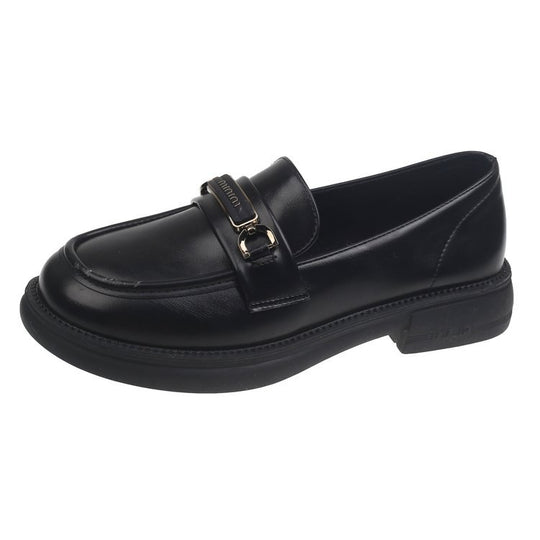 Damen Edle Loafer mit modischem Schnallenakzent und komfortabler Sohle EB