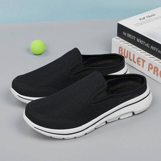 Damen Sportliche Slip-On Freizeitschuhe mit atmungsaktivem Obermaterial EB