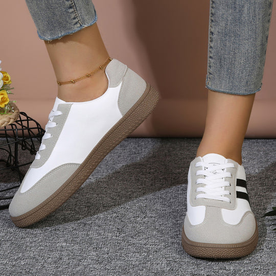 Damen Sportliche Sneakers mit weichem Obermaterial und rutschfester Sohle EB