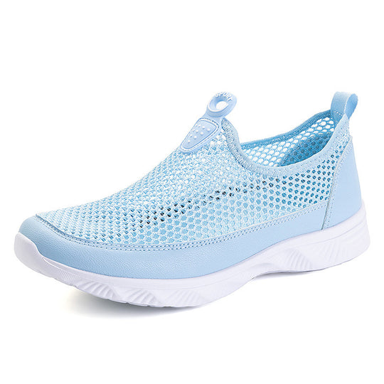Damen Sportliche und atmungsaktive Slip-On Sneakers EB