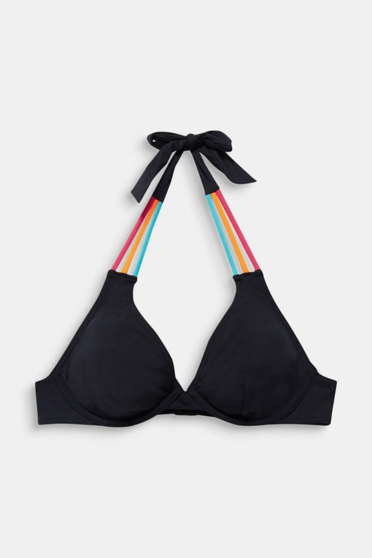 Damen Triangel-Bikini mit bunten verstellbaren Trägern EB