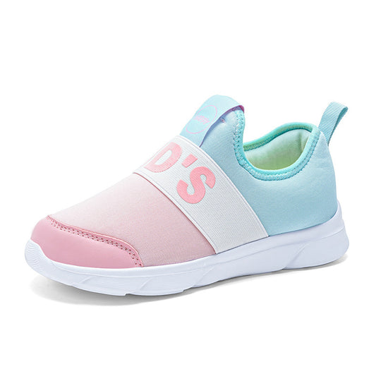 Damen Atmungsaktive Slip-On Sportschuhe mit elastischem Band EB
