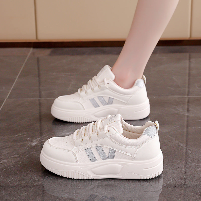 Damen Sportliche Sneaker mit gepolsterter Sohle und modischem Obermaterial EB