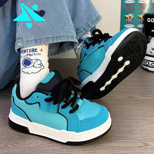 Damen Sportliche Sneakers mit trendigem Obermaterial und komfortabler Dämpfung EB