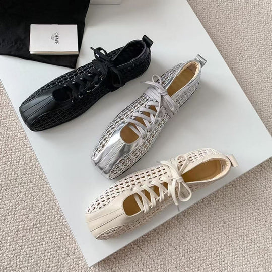 Damen Atmungsaktive Sneakers mit luftiger Netzstruktur und flexibler Sohle EB