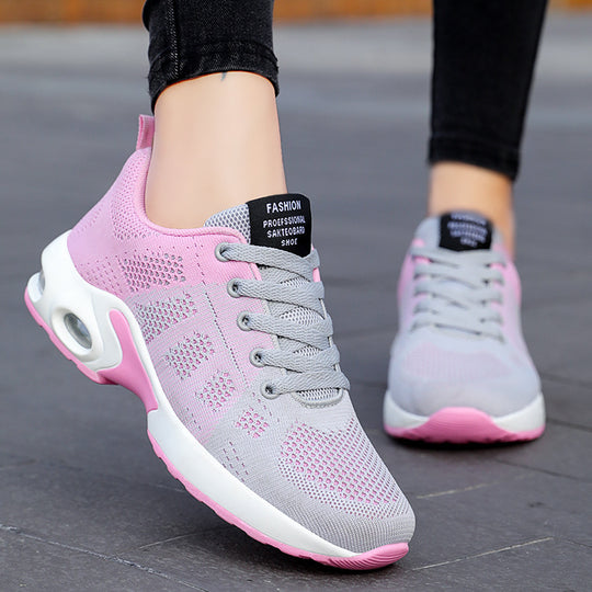 Damen Atmungsaktive Sportschuhe mit dämpfender Sohle und elastischem Obermaterial EB