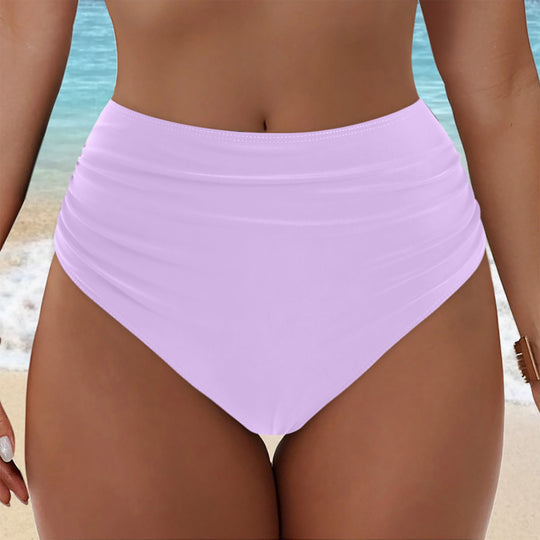 Damen Hochgeschnittenes Bikini-Höschen mit Rüschendetails EB