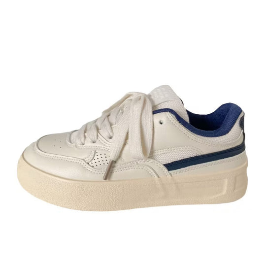 Damen Modische Sport Sneakers mit dicker Sohle und atmungsaktiven Elementen EB