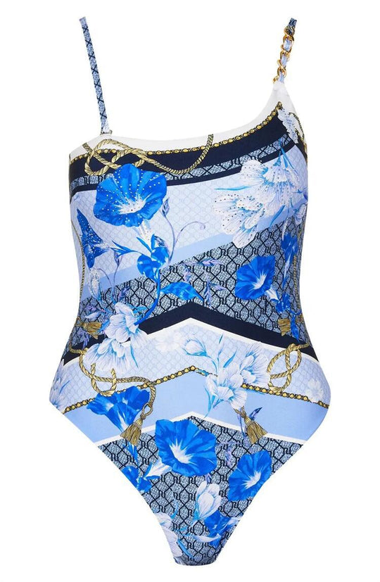 Damen Floral Badeanzug EB