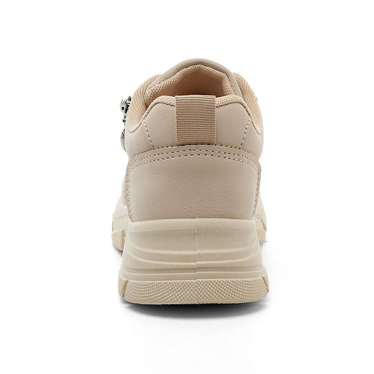 Damen Sportliche Sneaker mit trendiger Reißverschluss-Applikation und komfortabler Sohle EB