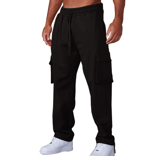 Herren Cargo-Jogginghose mit verstellbarem Bund und praktischen Seitentaschen EB