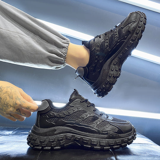 Damen Atmungsaktive Sportschuhe mit stoßdämpfender Sohle und ausgeprägtem Profil EB