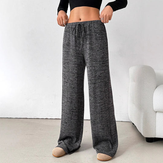 Damen luftige Komfort-Hose mit elastischem Bund und Taschen EB