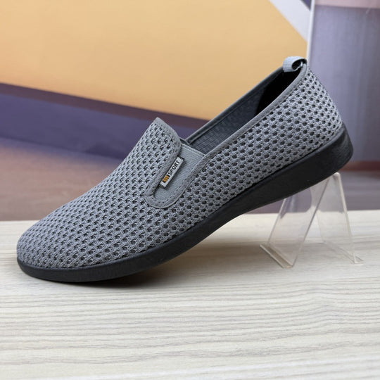 Damen Atmungsaktive Slip-On Sneakers mit flexiblem Netzobermaterial EB