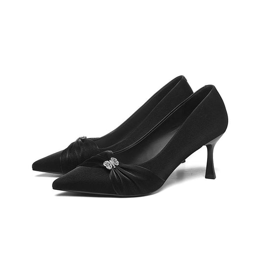 Damen Elegante Slingback-Pumps mit Schmuckdetail EB