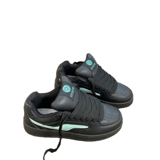 Damen Sneakers im sportlichen Vintage-Stil mit gepolsterter Innensohle EB