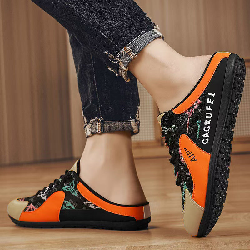 Damen bequeme Slip-On Sneakers mit rutschfester Sohle und atmungsaktivem Obermaterial EB